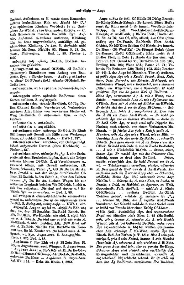 Seitenanzeige: Band 1, Spalten 433–434