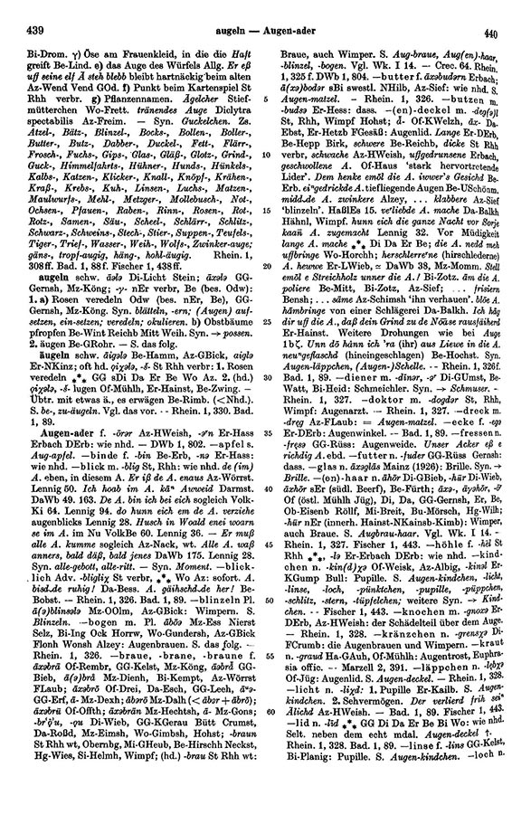 Page View: Volume 1, Columns 439–440
