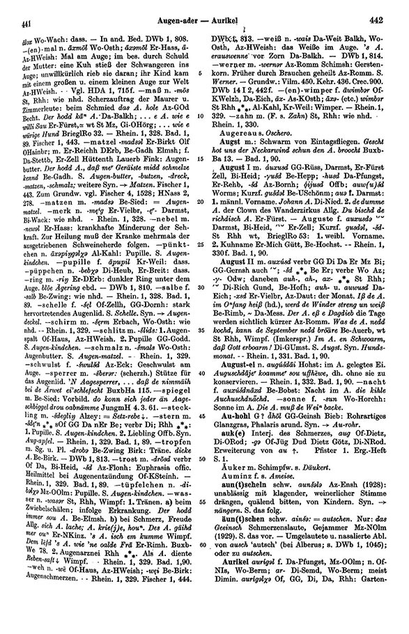 Zum Vergrößern bitte klicken Seitenanzeige: Band 1, Spalten 441–442