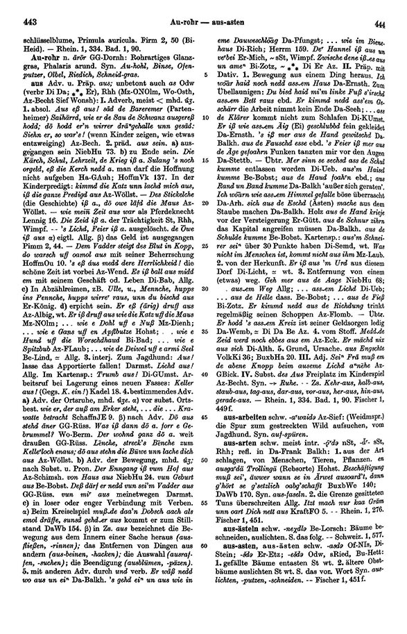 Zum Vergrößern bitte klicken Seitenanzeige: Band 1, Spalten 443–444