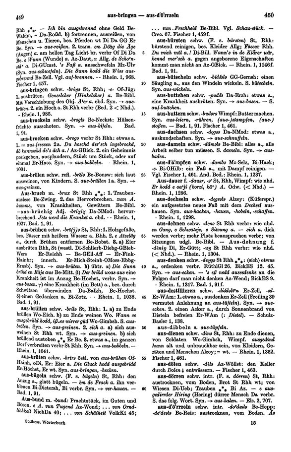Page View: Volume 1, Columns 449–450