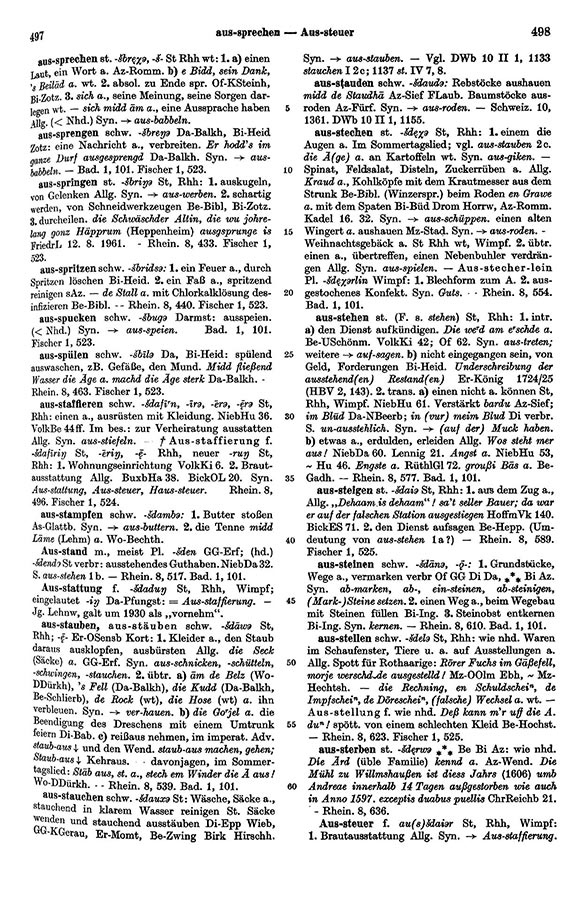 Click to enlarge Page View: Volume 1, Columns 497–498