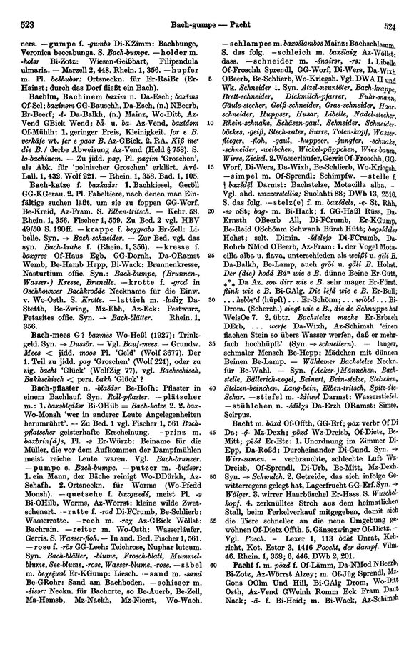 Zum Vergrößern bitte klicken Seitenanzeige: Band 1, Spalten 523–524
