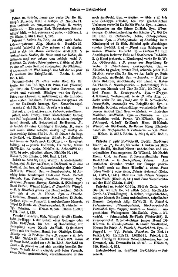 Page View: Volume 1, Columns 605–606