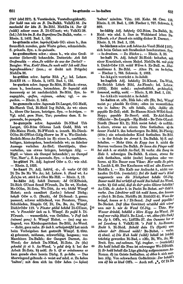 Page View: Volume 1, Columns 651–652