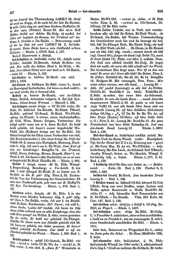 Page View: Volume 1, Columns 657–658