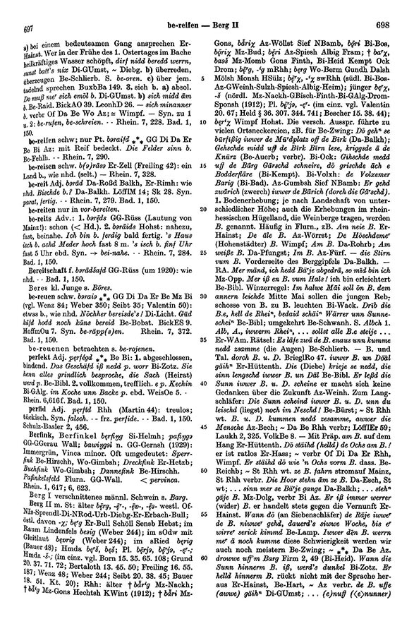 Page View: Volume 1, Columns 697–698