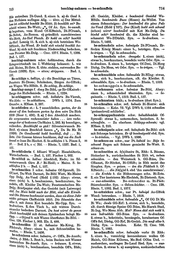 Page View: Volume 1, Columns 713–714