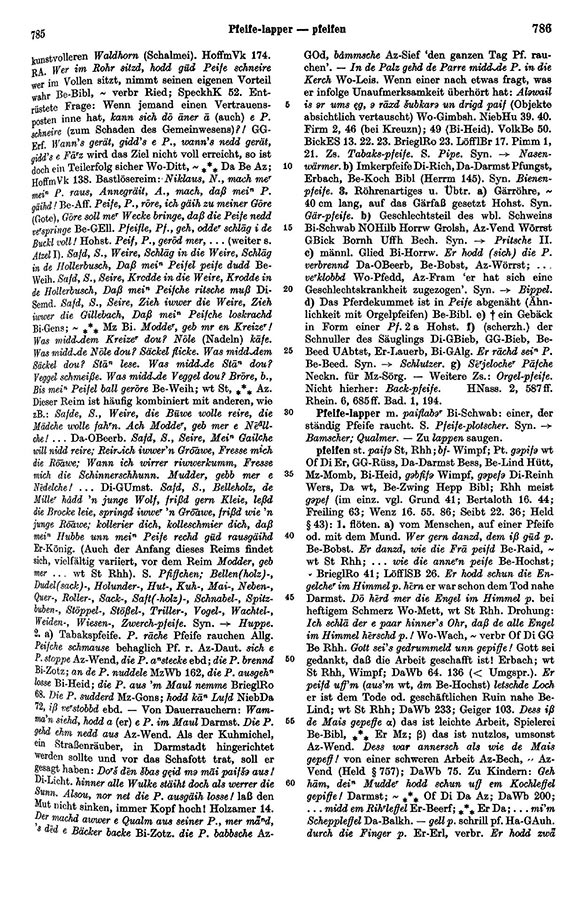 Click to enlarge Page View: Volume 1, Columns 785–786