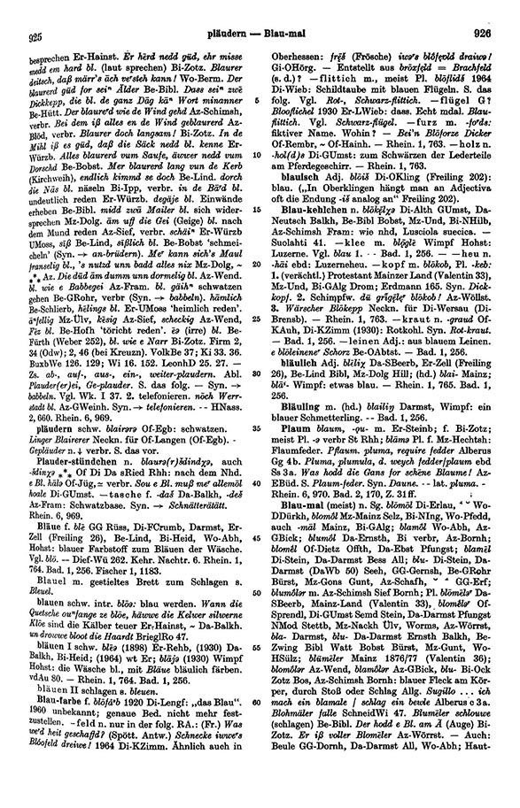 Click to enlarge Page View: Volume 1, Columns 925–926