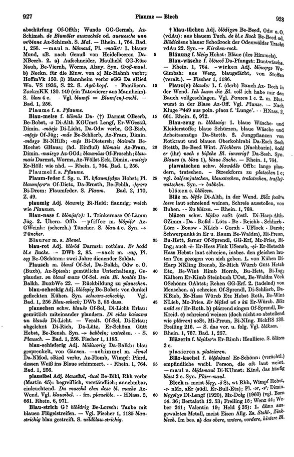 Seitenanzeige: Band 1, Spalten 927–928