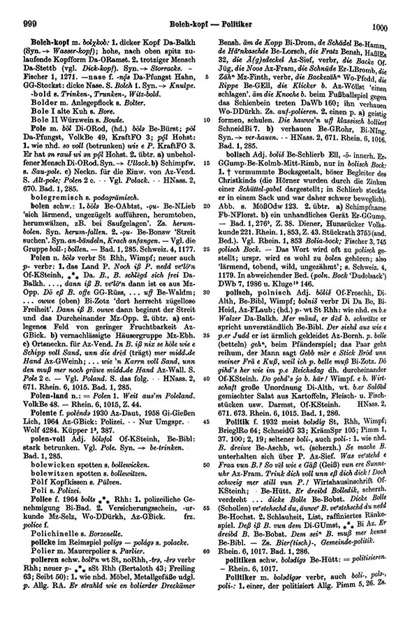 Page View: Volume 1, Columns 999–1000