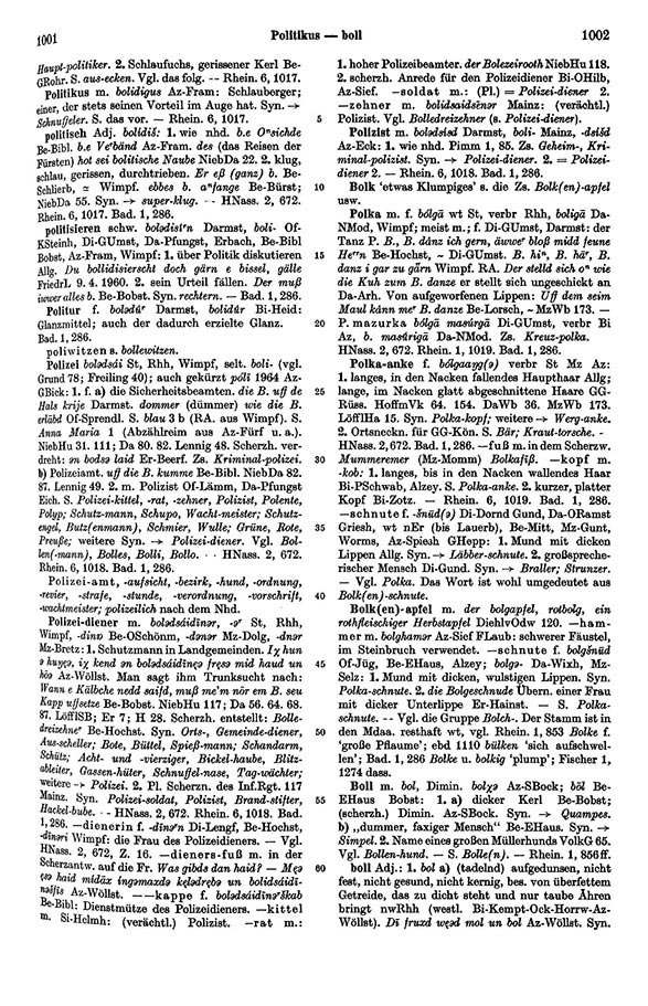 Seitenanzeige: Band 1, Spalten 1001–1002
