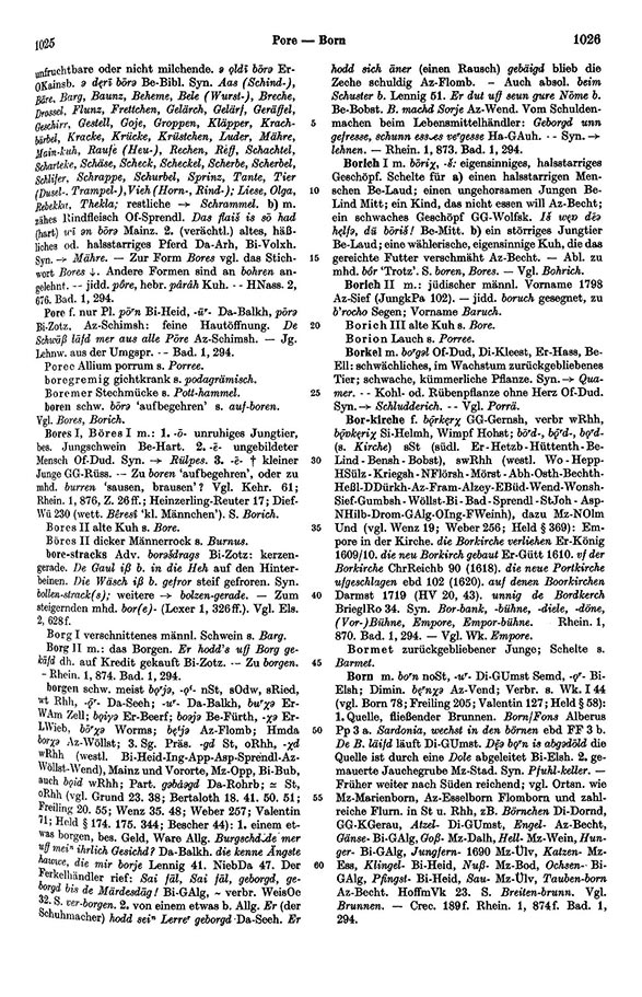 Page View: Volume 1, Columns 1025–1026