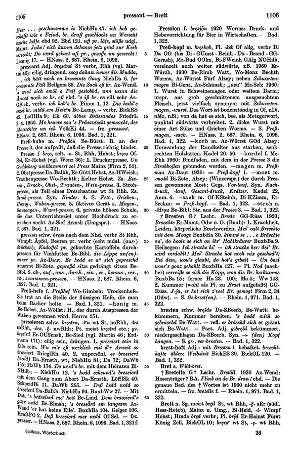 Page View: Volume 1, Columns 1105–1106