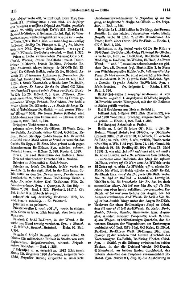 Page View: Volume 1, Columns 1113–1114
