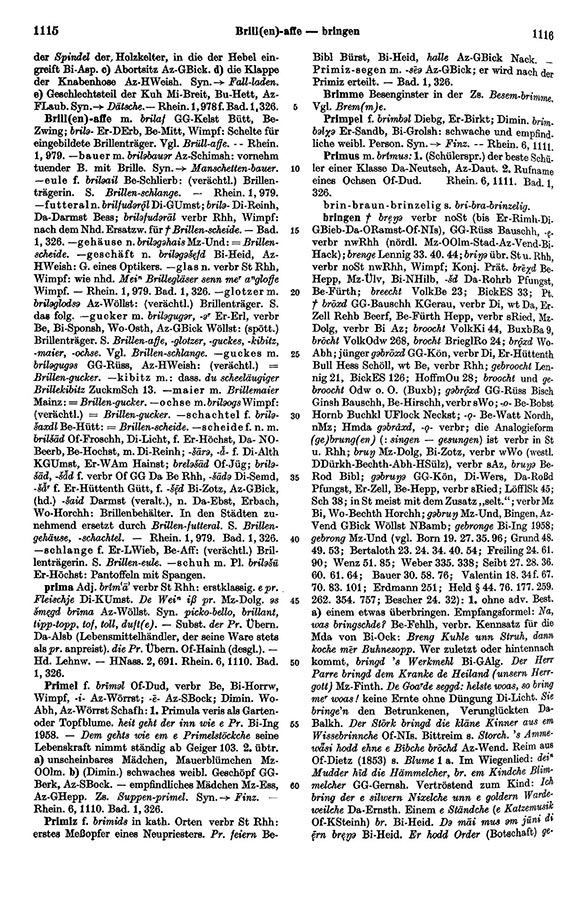 Page View: Volume 1, Columns 1115–1116