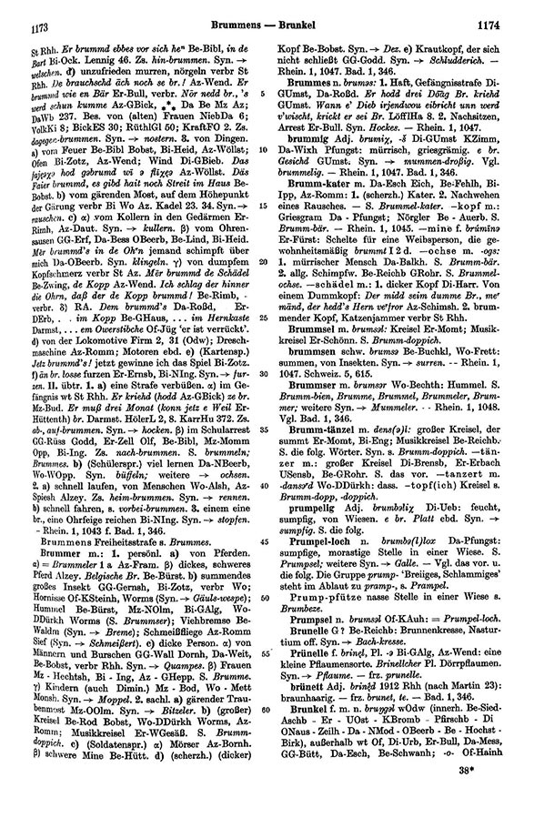 Click to enlarge Page View: Volume 1, Columns 1173–1174