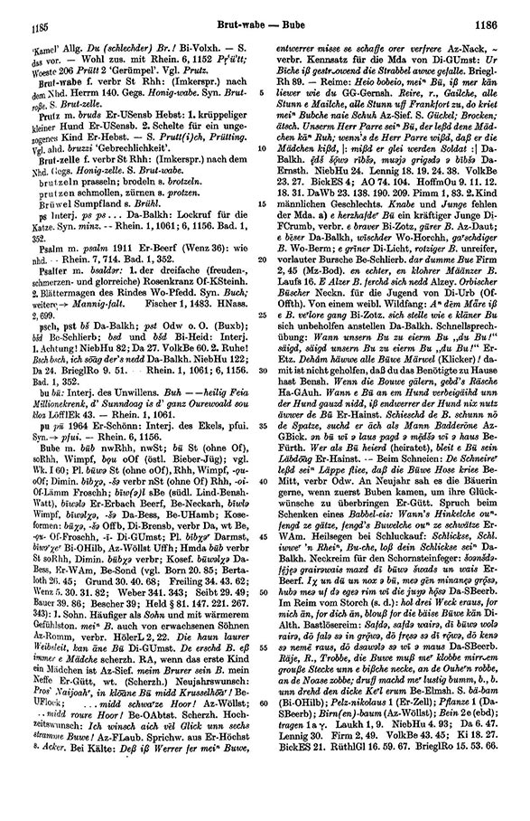 Zum Vergrößern bitte klicken Seitenanzeige: Band 1, Spalten 1185–1186