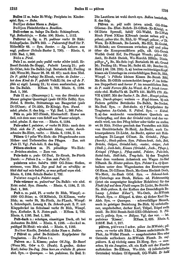 Page View: Volume 1, Columns 1215–1216