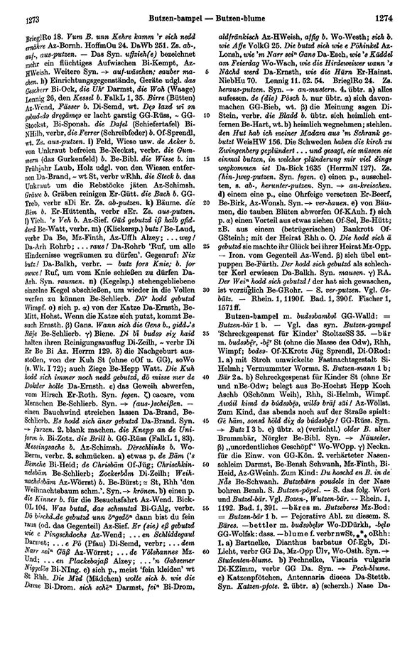 Zum Vergrößern bitte klicken Seitenanzeige: Band 1, Spalten 1273–1274