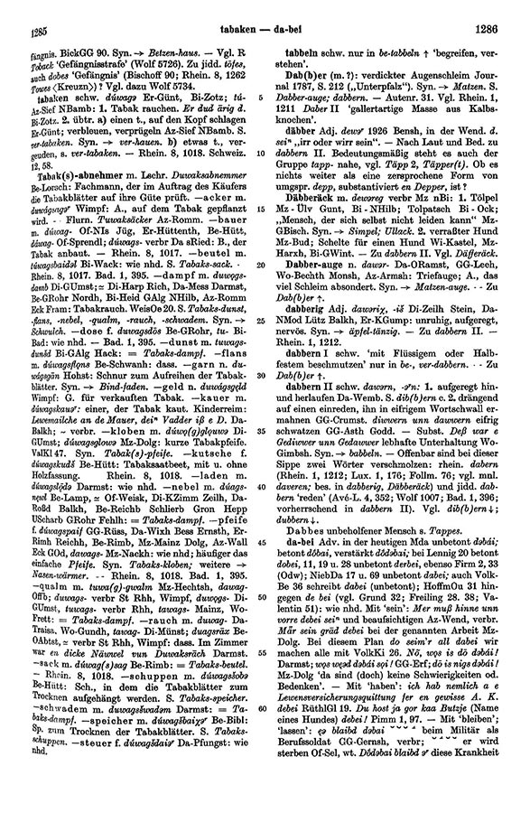 Seitenanzeige: Band 1, Spalten 1285–1286