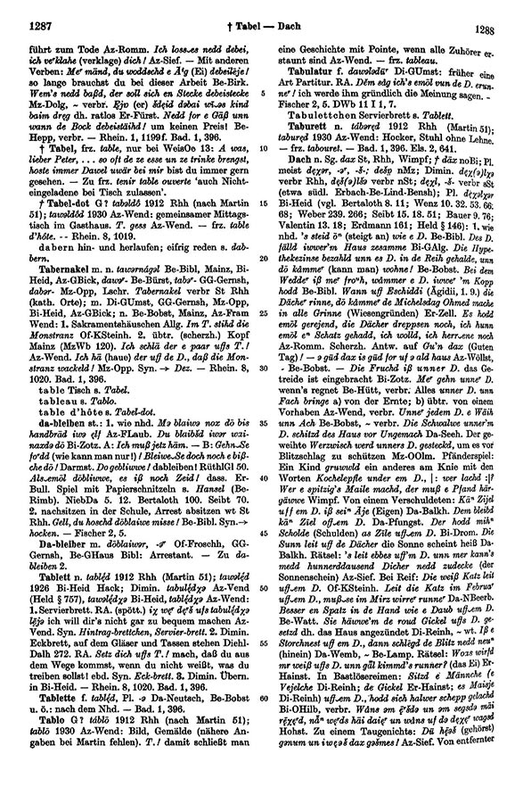 Click to enlarge Page View: Volume 1, Columns 1287–1288