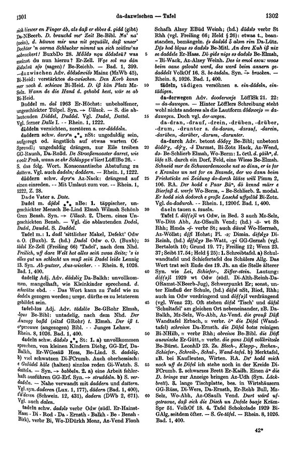 Seitenanzeige: Band 1, Spalten 1301–1302