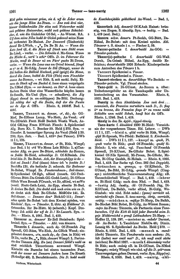 Click to enlarge Page View: Volume 1, Columns 1361–1362