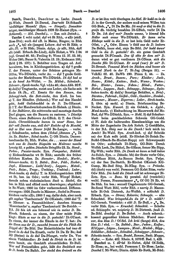 Click to enlarge Page View: Volume 1, Columns 1405–1406