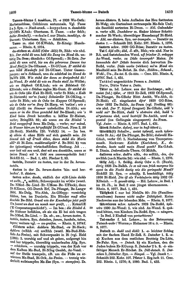 Click to enlarge Page View: Volume 1, Columns 1409–1410