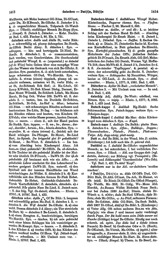 Seitenanzeige: Band 1, Spalten 1413–1414