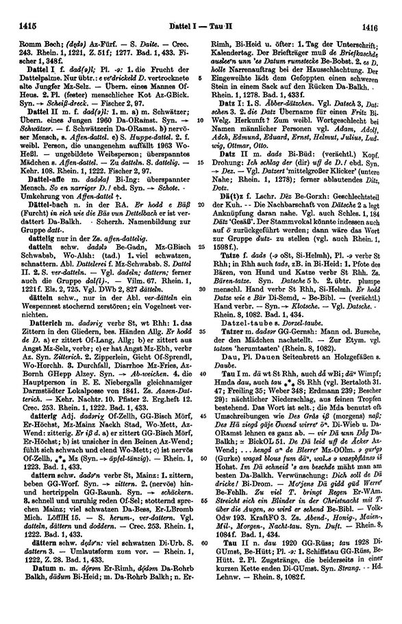 Seitenanzeige: Band 1, Spalten 1415–1416