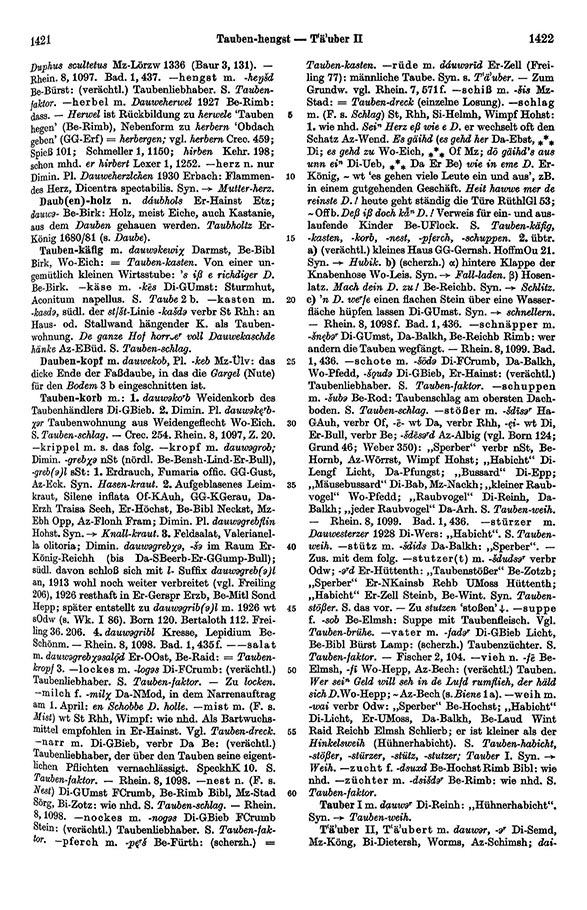 Seitenanzeige: Band 1, Spalten 1421–1422