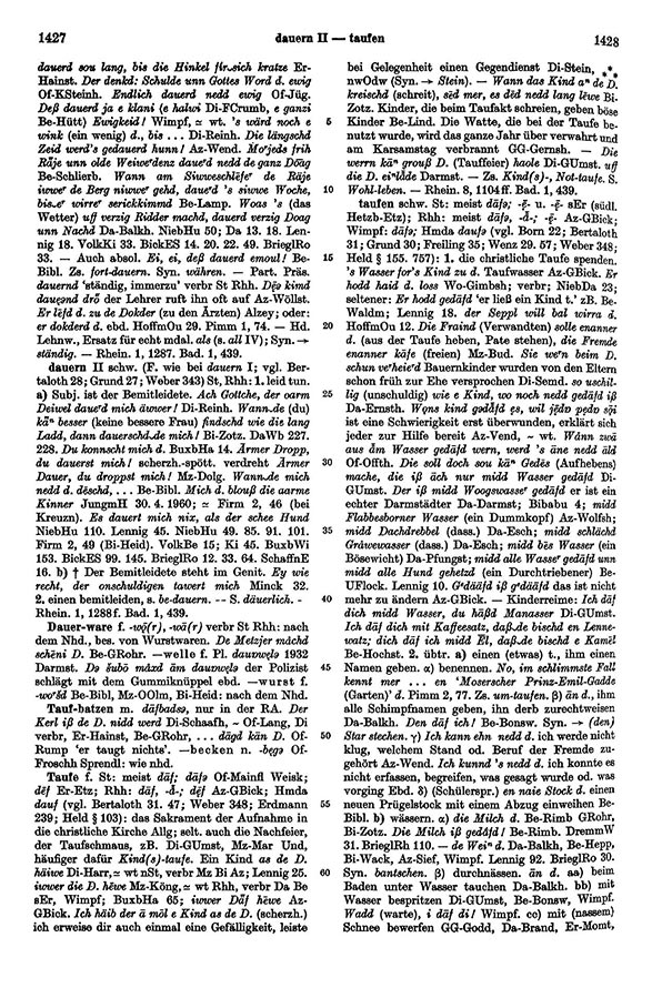 Page View: Volume 1, Columns 1427–1428