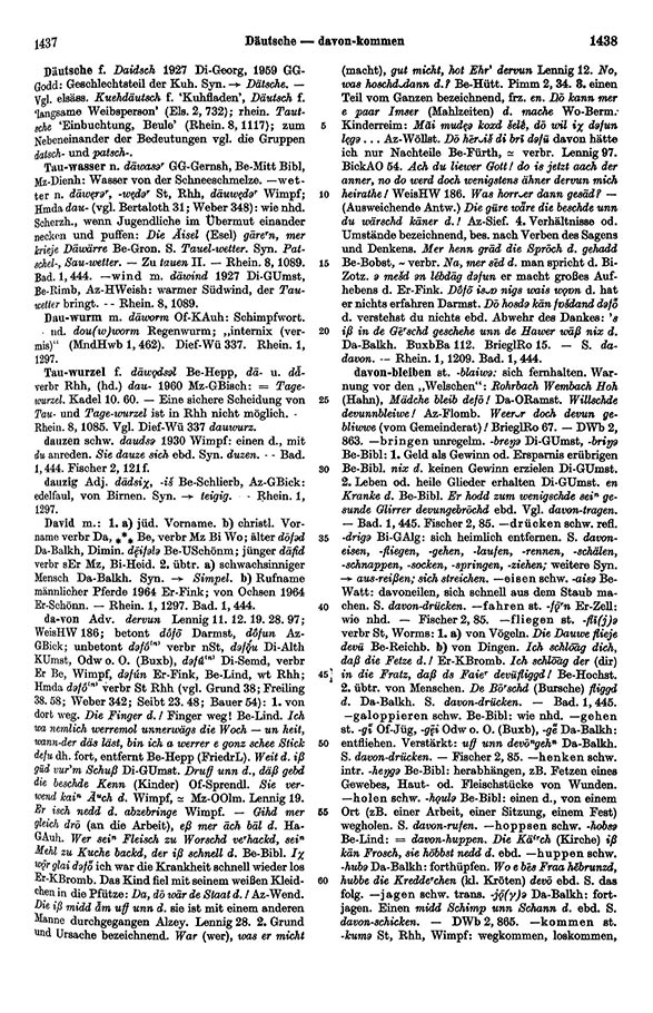 Page View: Volume 1, Columns 1437–1438
