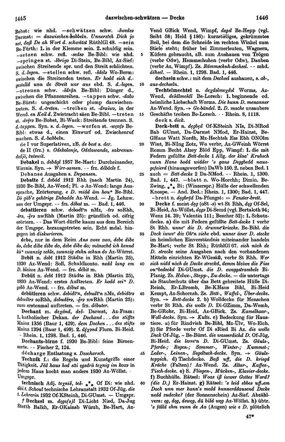 Zum Vergrößern bitte klicken Seitenanzeige: Band 1, Spalten 1445–1446