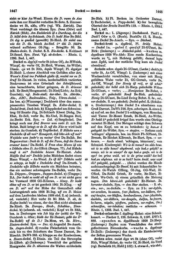 Click to enlarge Page View: Volume 1, Columns 1447–1448