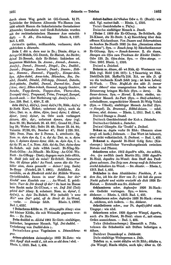 Page View: Volume 1, Columns 1461–1462