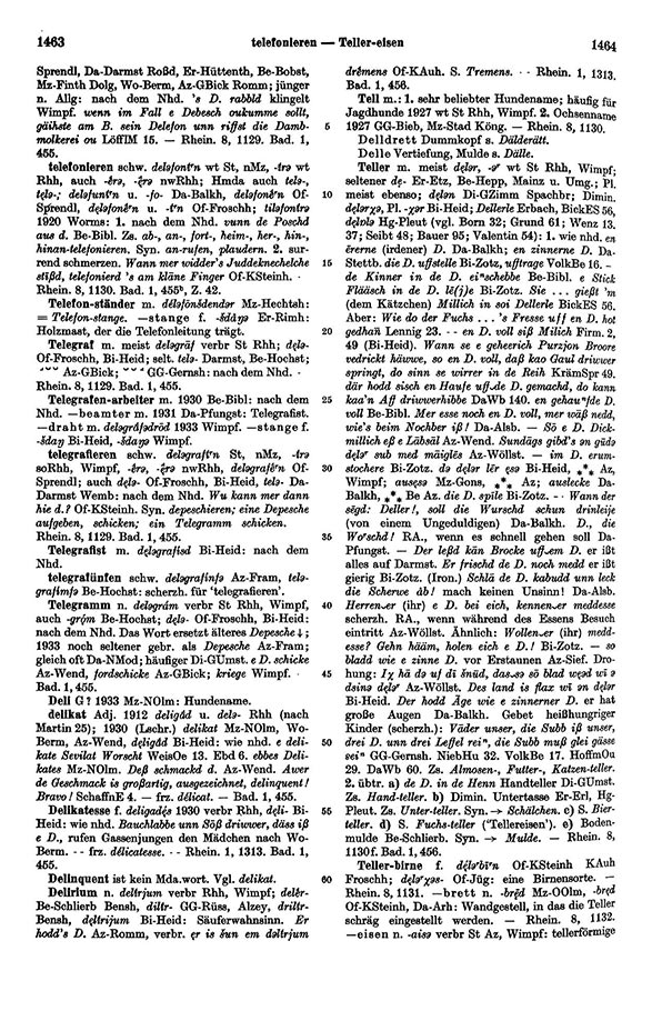 Page View: Volume 1, Columns 1463–1464