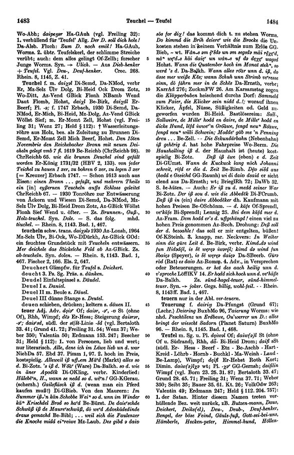 Click to enlarge Page View: Volume 1, Columns 1483–1484