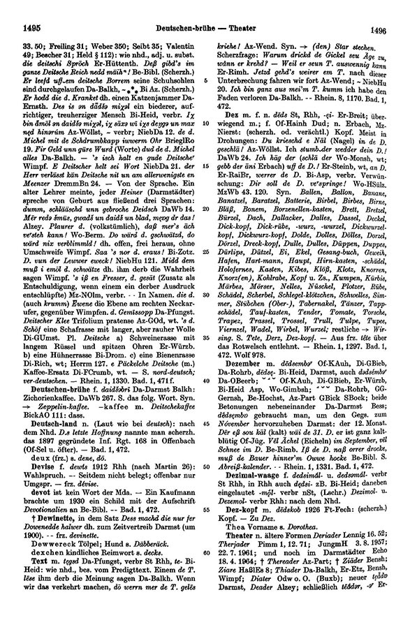 Click to enlarge Page View: Volume 1, Columns 1495–1496