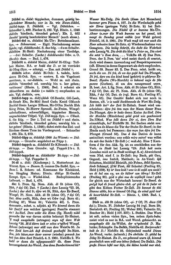 Page View: Volume 1, Columns 1513–1514
