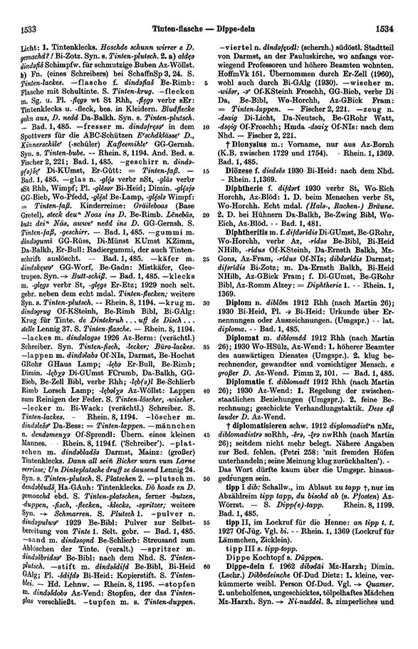 Zum Vergrößern bitte klicken Seitenanzeige: Band 1, Spalten 1533–1534