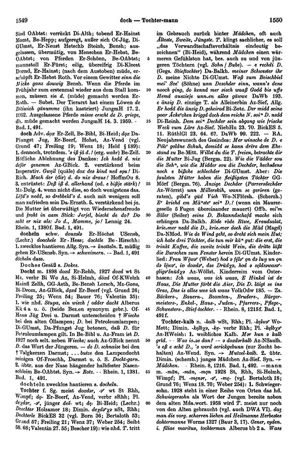 Click to enlarge Page View: Volume 1, Columns 1549–1550