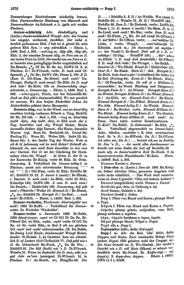 Click to enlarge Page View: Volume 1, Columns 1575–1576