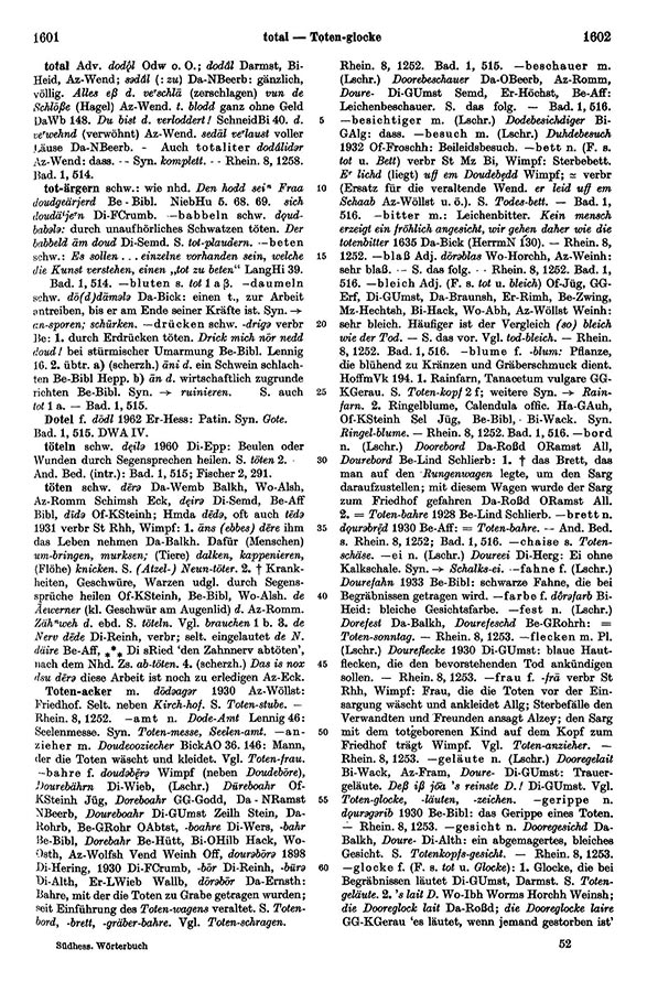 Page View: Volume 1, Columns 1601–1602