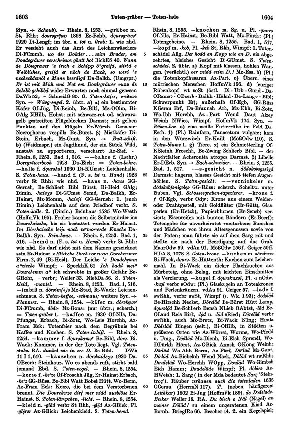Page View: Volume 1, Columns 1603–1604