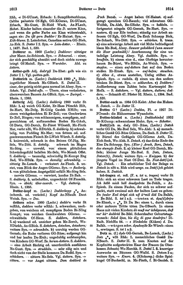 Page View: Volume 1, Columns 1613–1614