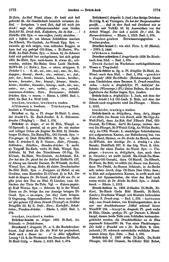 Click to enlarge Page View: Volume 1, Columns 1773–1774